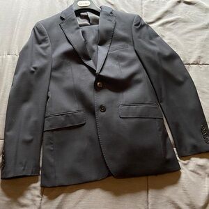 Mens 2-Piece Black Suit Calvin Klein